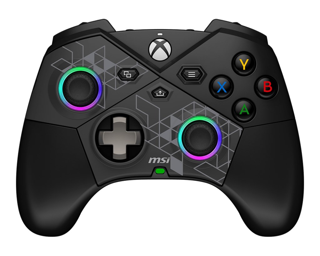 MSI FORCE PRO W CONTROLLER Černá USB 2.0 Gamepad Analogový/digitální Android, PC, Xbox One S, Xbox One X, Xbox Series S, Xbox Series X