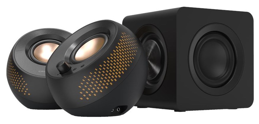 Creative Labs Creative Pebble X Plus sada reproduktorů 30 W Univerzální Černá 2.1 kanály/kanálů Bluetooth