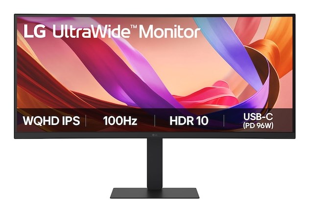 LG 34U650A-B počítačový monitor 86,4 cm (34") 3440 x 1440 px Wide Quad HD LCD Černá