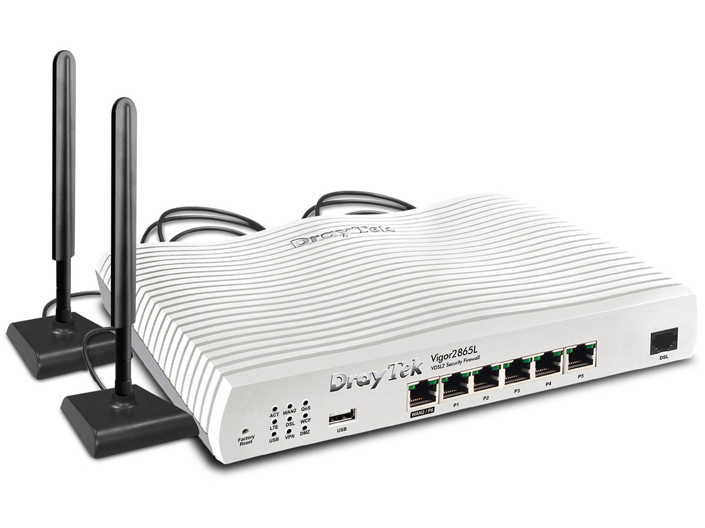 Draytek VIGOR2865LAC bezdrátový router Gigabit Ethernet Dvoupásmový (2,4 GHz / 5 GHz) 4G Bílá, KILDRAR4G0002