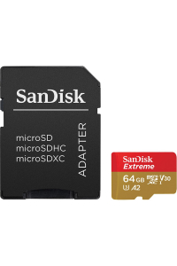 Obrázok pre SanDisk Extreme 64 GB MicroSDXC UHS-I Třída 10 + adaptér
