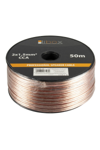 Obrázok pre Libox Kabel głośnikowy 2x1,50mm LB0008-50 audio kabel 50 m Průhledná