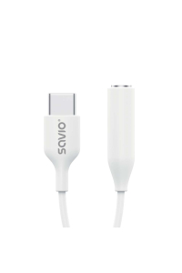 Obrázok pre Audio adaptér - USB typ 3.1 C (M) - Jack 3,5 mm (F) - bílý SAVIO AK-52