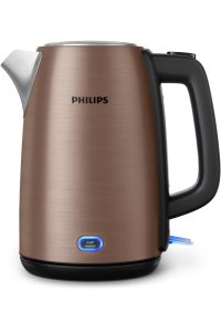 Obrázok pre Philips Viva Collection HD9355/92 elektrická konvice 1,7 l 2060 W Černá, Měděná