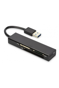 Obrázok pre Ednet USB 3.0 MCR čtečka karet USB 3.2 Gen 1 (3.1 Gen 1) Černá