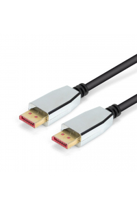 Obrázok pre Montis Kabel DisplayPort v1.4 MT038-3 3 m Černá, Stříbrná