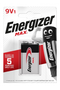 Obrázok pre Baterie Energizer Max 426660 9V 6LR61, 1 kus, Eco pack