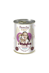 Obrázok pre FAMILY FIRST Junior Turkey with carrots - Mokré krmivo pro psy - 400 g