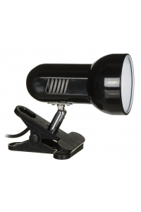 Obrázok pre Activejet Stolní lampa s klipem, černá, kov, závit E27