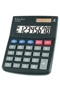 Obrázok pre VEKTOR KAV VC-805 KANCELÁŘSKÁ KALKULAČKA ČERNÁ