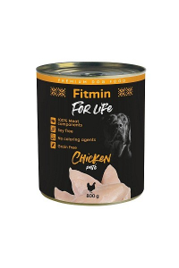 Obrázok pre FITMIN for Life Chicken Pate - Mokré krmivo pro psy - 800 g