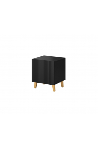 Obrázok pre Noční stolek PAFOS 2 ks. 45x40x51 cm matná černá