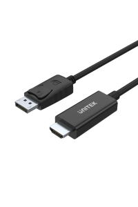 Obrázok pre UNITEK Y-5118CA adaptér k video kabelům 1,8 m HDMI Typ A (standardní) DisplayPort Černá
