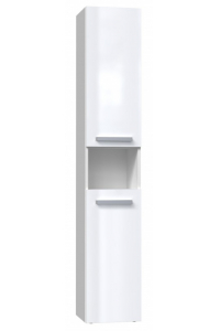 Obrázok pre Koupelnová skříňka NEL I 31x30x174 cm, bílá, lesklá