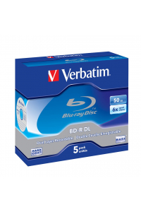 Obrázok pre Verbatim 43748 prázdný Blu-Ray disk BD-R 50 GB 5 kusů