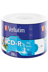 Obrázok pre Verbatim 50x CD-R Printable 700 MB 50 kusů