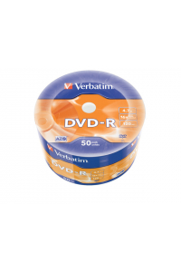Obrázok pre Verbatim DVD-R Matt Silver 50PK Wrap Spindle