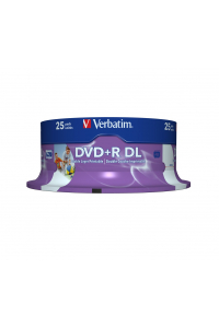 Obrázok pre Verbatim 43667 prázdné DVD 8,5 GB DVD+R DL 25 kusů