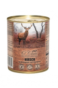 Obrázok pre O'CANIS konzerva pro psy - vlhké krmivo - jelen s pohankou - 800 g