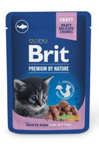Obrázok pre BRIT Premium by Nature Kitten White fish - mokré krmivo pro kočky - 100 g