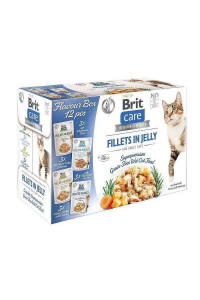 Obrázok pre BRIT Care Fillets in Jelly Flavour Box - mokré krmivo pro kočky - 12 x 85g
