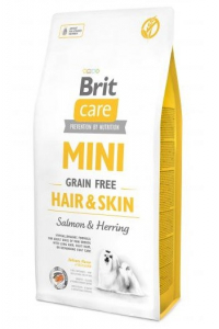 Obrázok pre BRIT Care Mini Hair&Skin Salmon&Herring - suché krmivo pro psy - 7 kg