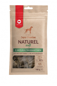 Obrázok pre MACED Naturel Soft Rabbit s rozmarýnem - pamlsek pro psy - 100g