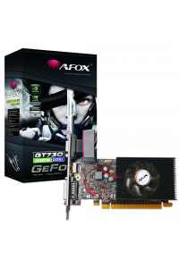 Obrázok pre AFOX Geforce GT730 1GB DDR3 64Bit DVI HDMI VGA LP Fan 	AF730-1024D3L7-V1