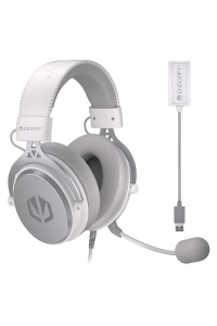 Obrázok pre ENDORFY VIRO Plus USB Onyx White Sluchátka s mikrofonem Kabel Přes hlavu Hudba / volný čas Bílá