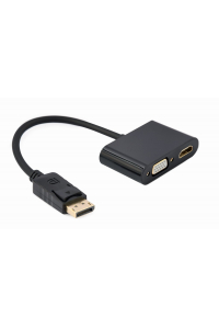 Obrázok pre Gembird A-DPM-HDMIFVGAF-01 DisplayPort samec na HDMI samice + adaptérový kabel VGA samice, černý
