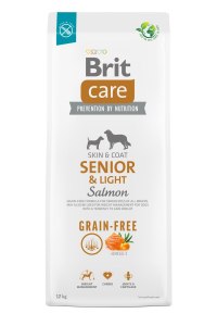 BRIT Care Senior&Light Salmon - suché krmivo pro psy - 12 kg Obrázok pre BRIT Care Senior&Light Salmon - suché krmivo pro psy - 12 kg
