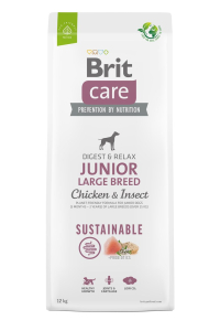 Obrázok pre BRIT Care Dog Sustainable Junior Large Breed Chicken & Insect - suché krmivo pro psy - 12 kg