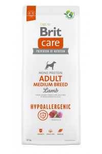 Obrázok pre BRIT Care Hypoallergenic Adult Medium Breed Lamb  - suché krmivo pro psy - 12 kg