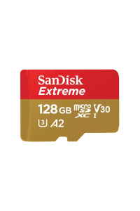 Obrázok pre SanDisk Extreme 128 GB MicroSDXC UHS-I Třída 10 + adaptér