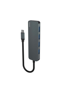 Obrázok pre SAVIO Hub USB-C - 4 x USB-A, AK-54