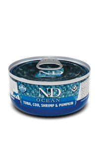 Obrázok pre FARMINA N&D CAT OCEAN TUNA,COD,SHRIMP&PUMPKIN 70g