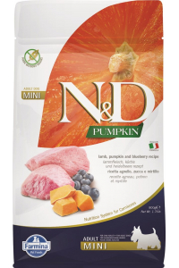 Obrázok pre FARMINA N&D Pumpkin Dog Lamb & Blueberry Adult Mini - suché krmivo pro psy - 800 g