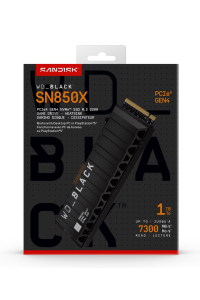 Western Digital Black WD_BLACK SN850X NVMe 1 TB M.2 PCI Express 4.0 Obrázok pre Western Digital Black WD_BLACK SN850X NVMe 1 TB M.2 PCI Express 4.0