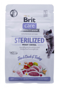 Obrázok pre BRIT Care Grain-Free Sterilized Weight Control  - suché krmivo pro kočky - 400 g