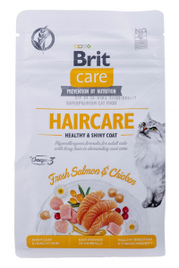Obrázok pre BRIT Care Grain Free Haircare Healthy & Shiny Coat - suché krmivo pro kočky - 400 g