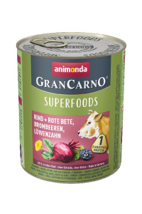 Obrázok pre ANIMONDA GranCarno 4017721824408 konzervované krmivo pro psy Červená řepa, Hovězí, Ostružina, Pampeliška Adult (animal) 800 g
