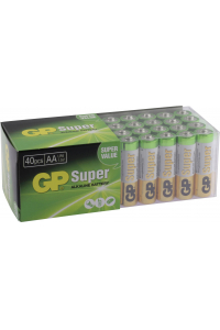 Obrázok pre GP Batteries Super tužková batéria typu AA alkalicko-mangánová 1.5 V 40 ks