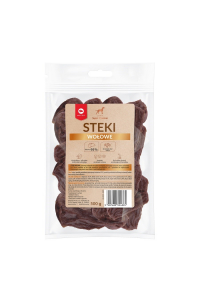 Obrázok pre MACED Beef steaks - pochoutka pro psy - 500g