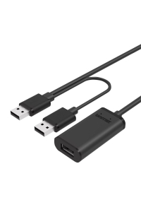 Obrázok pre UNITEK Y-278 USB kabel USB 2.0 10 m 2 x USB A USB A Černá