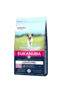 Obrázok pre EUKANUBA Grain Free Puppy Small/Medium Breed Ocean Fish - suché krmivo pro psy - 3 kg