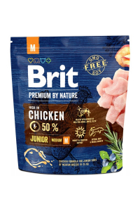 Obrázok pre BRIT Premium by Nature Junior M Chicken - suché krmivo pro psy - 1 kg