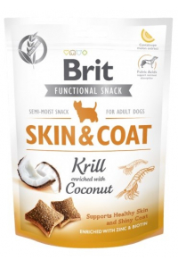 Obrázok pre BRIT Functional Snack Skin&Coat Krill  - pochoutka pro psy - 150g