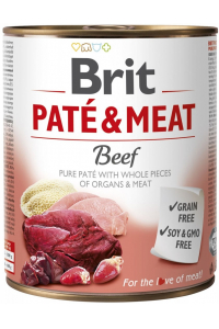 Obrázok pre BRIT Paté & Meat s hovězím masem - mokré krmivo pro psy - 800 g