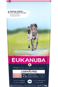 Obrázok pre EUKANUBA Grain Free Senior large/giant breed, Ocean fish - suché krmivo pro psy - 12 kg