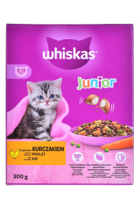 Obrázok pre WHISKAS Junior with chicken - suché krmivo pro kočky - 300 g